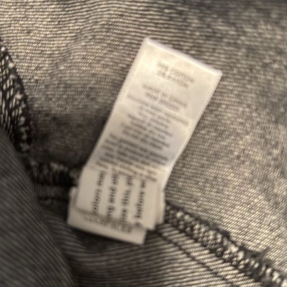 PacSun Black and White Stripe Jean Jacket - Picture 5 of 9